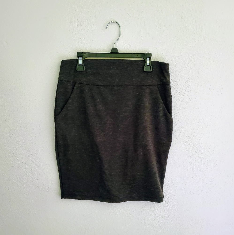 Grey Skirt w/ Pockets